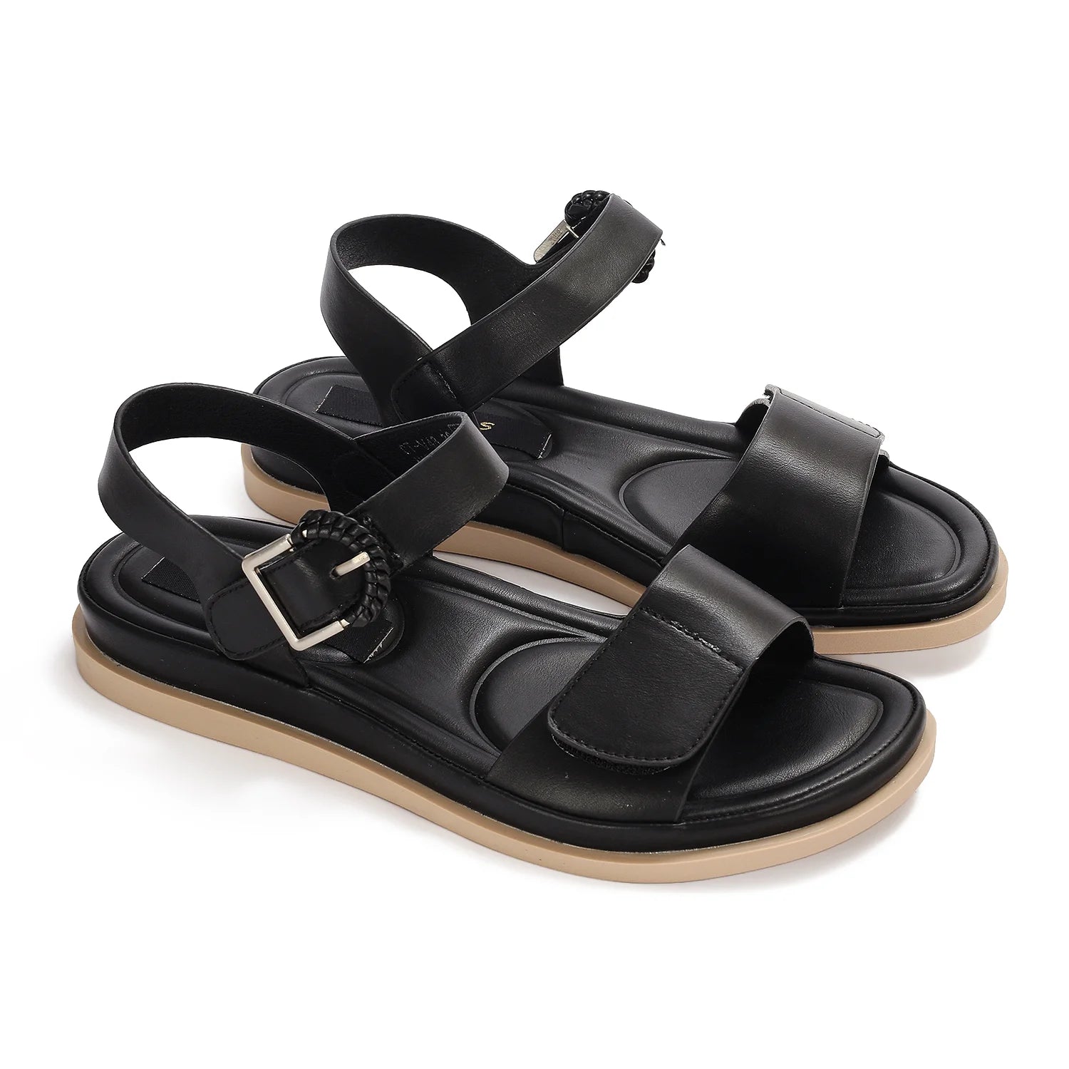 Flat Sandal CA0048 Black
