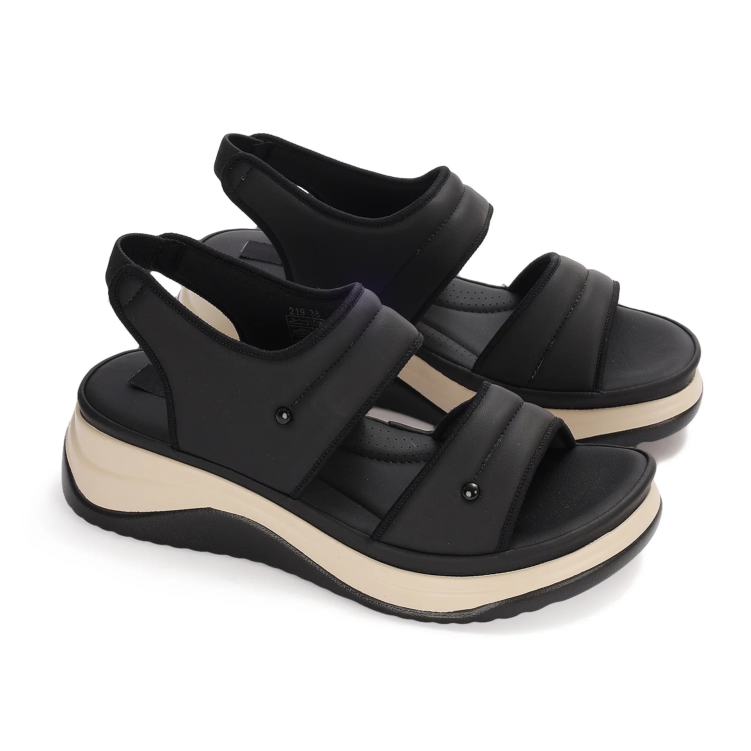 Flat Sandal CA219 Black