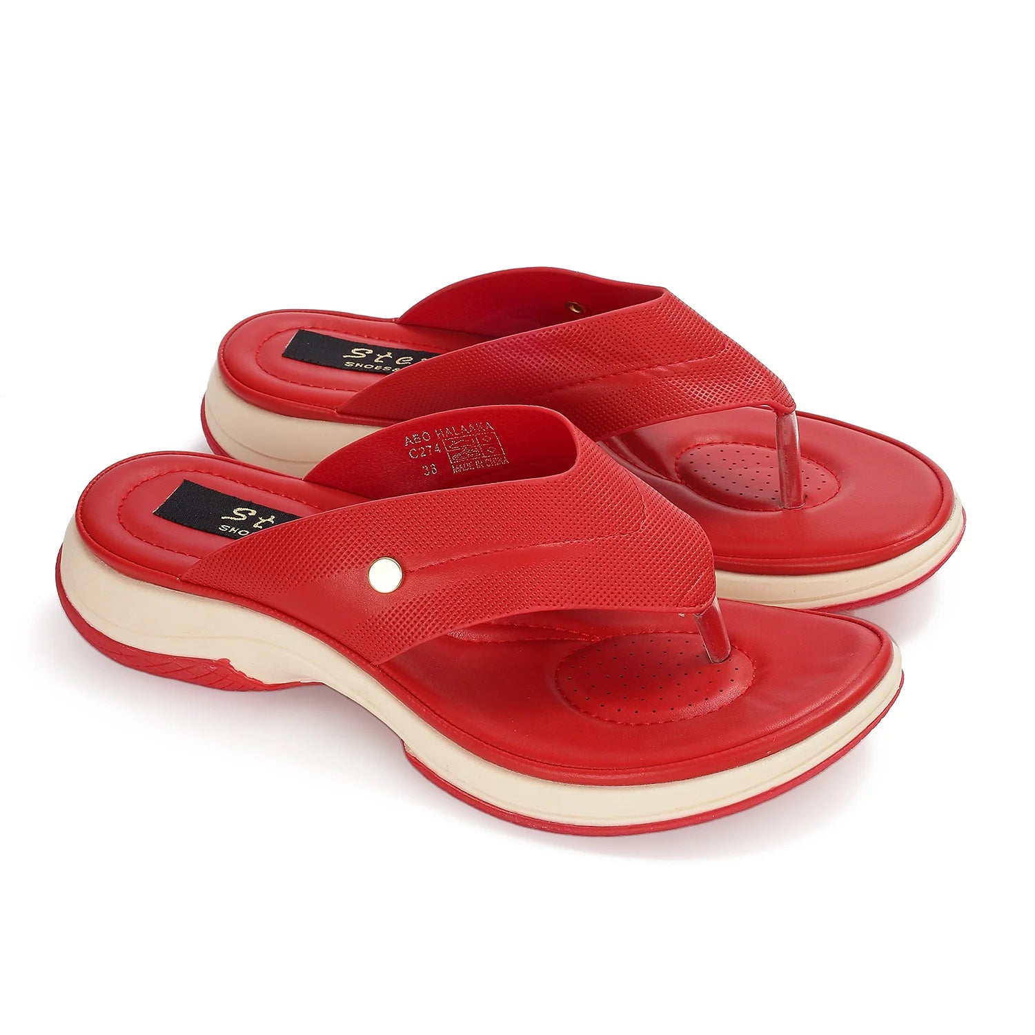 Slipper F274 Red
