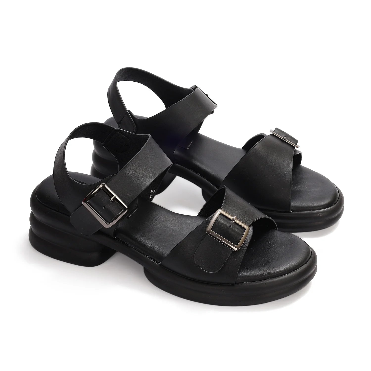 Flat Sandal F298 Black
