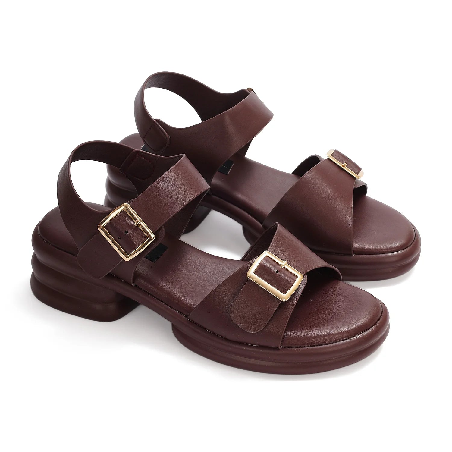 Flat Sandal F298 Burgundy