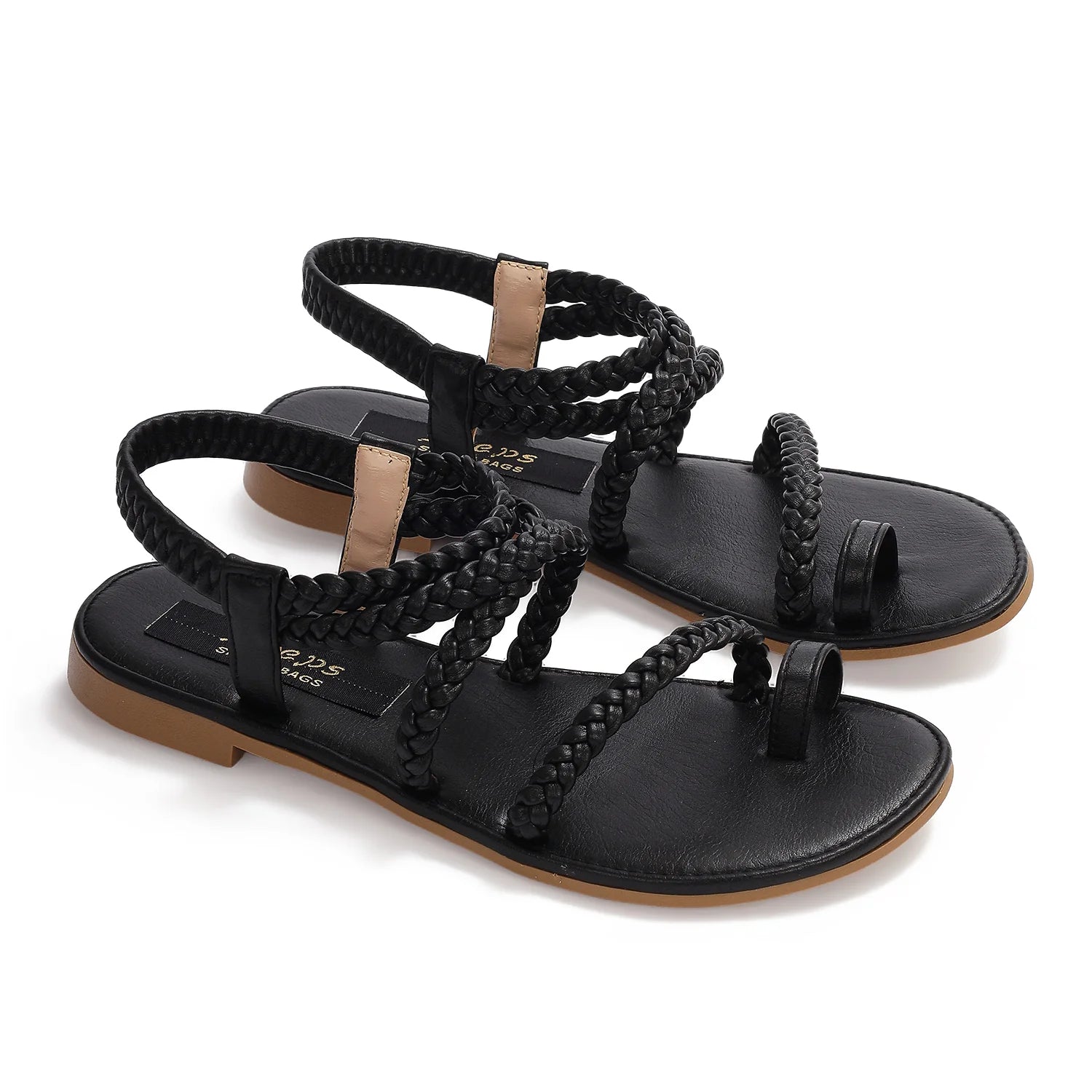 Flat Sandal TI238 Black