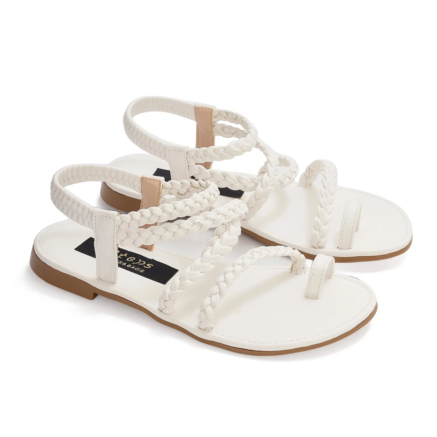 Flat Sandal TI238 White