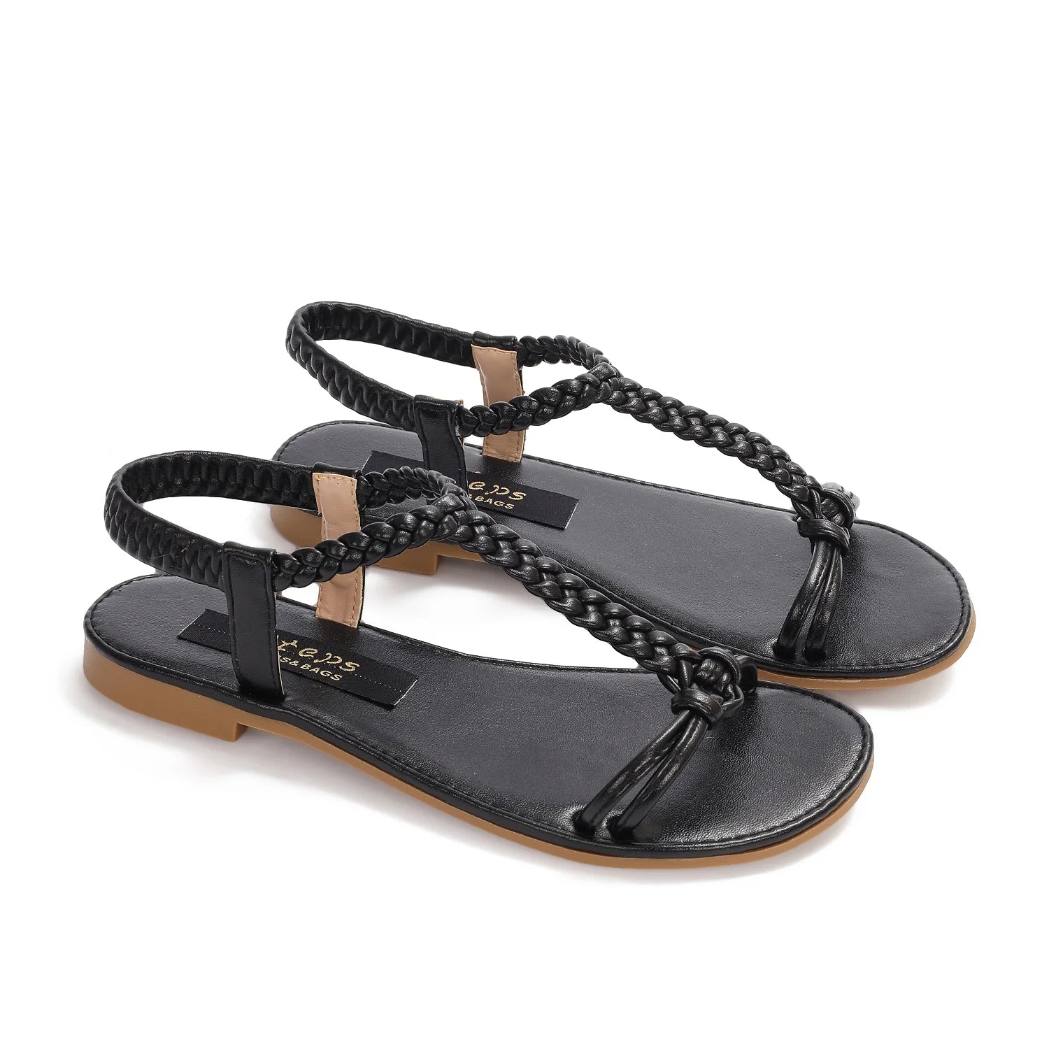 Flat Sandal TI240 Black