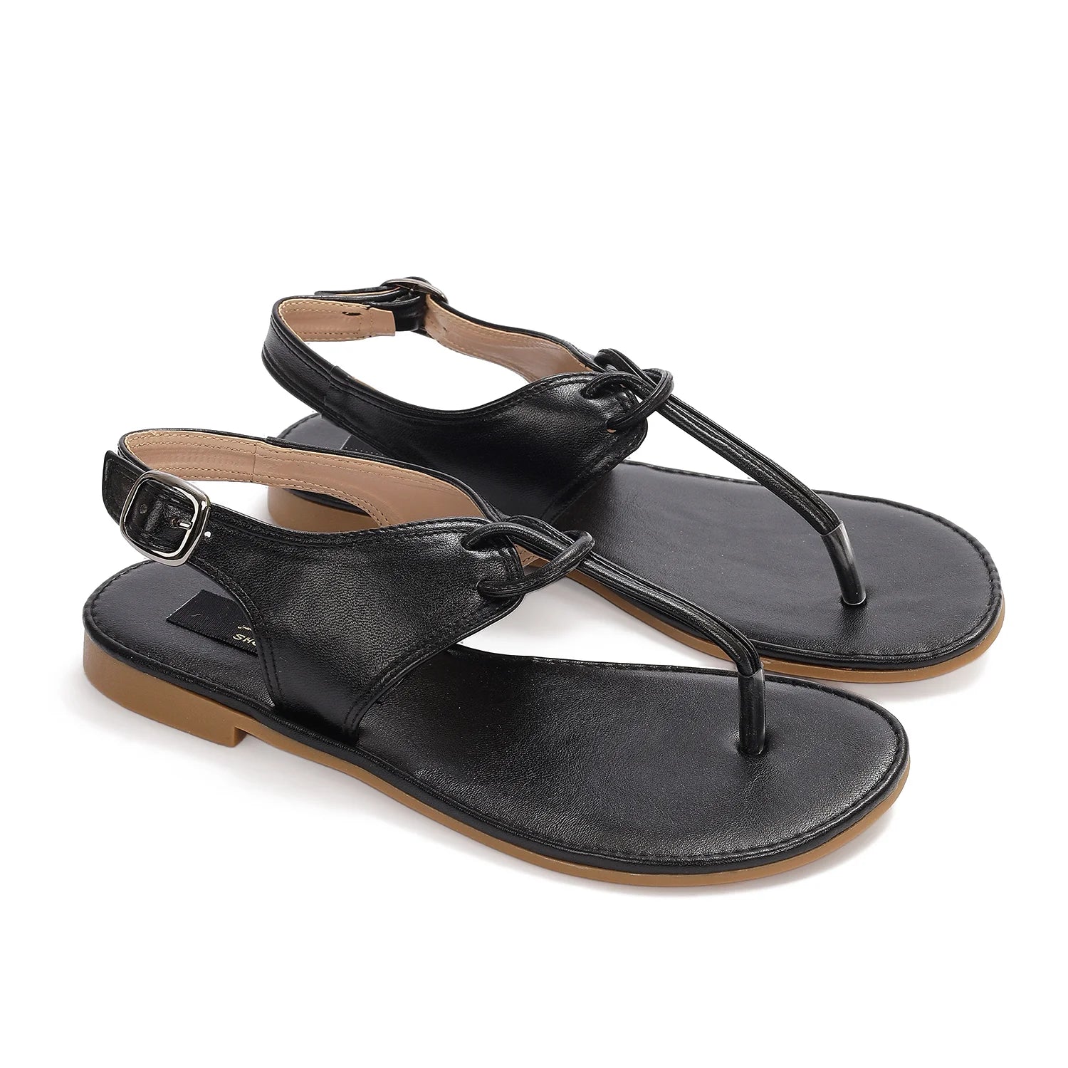 Flat Sandal TI244 Black