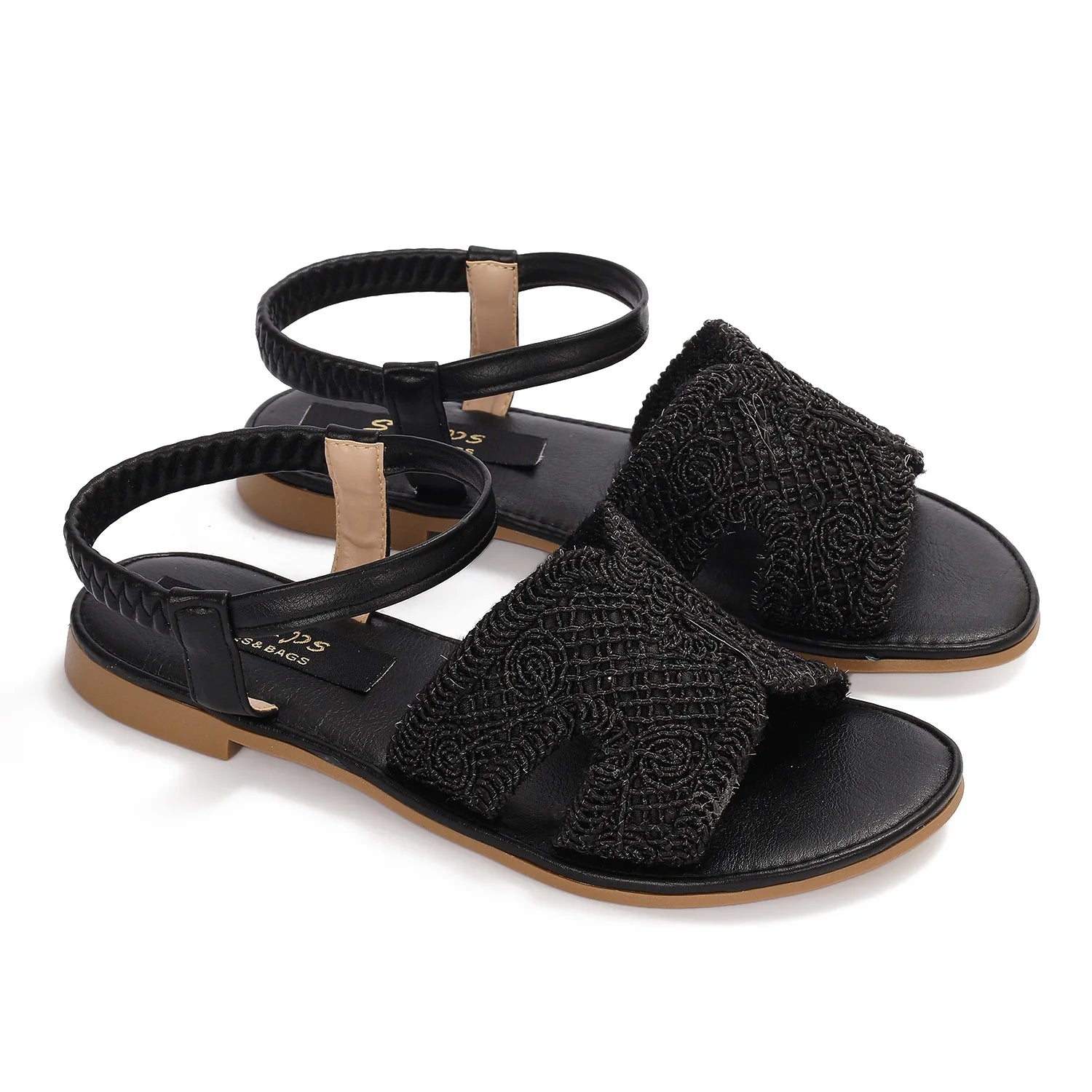 Flat Sandal TI248 Black