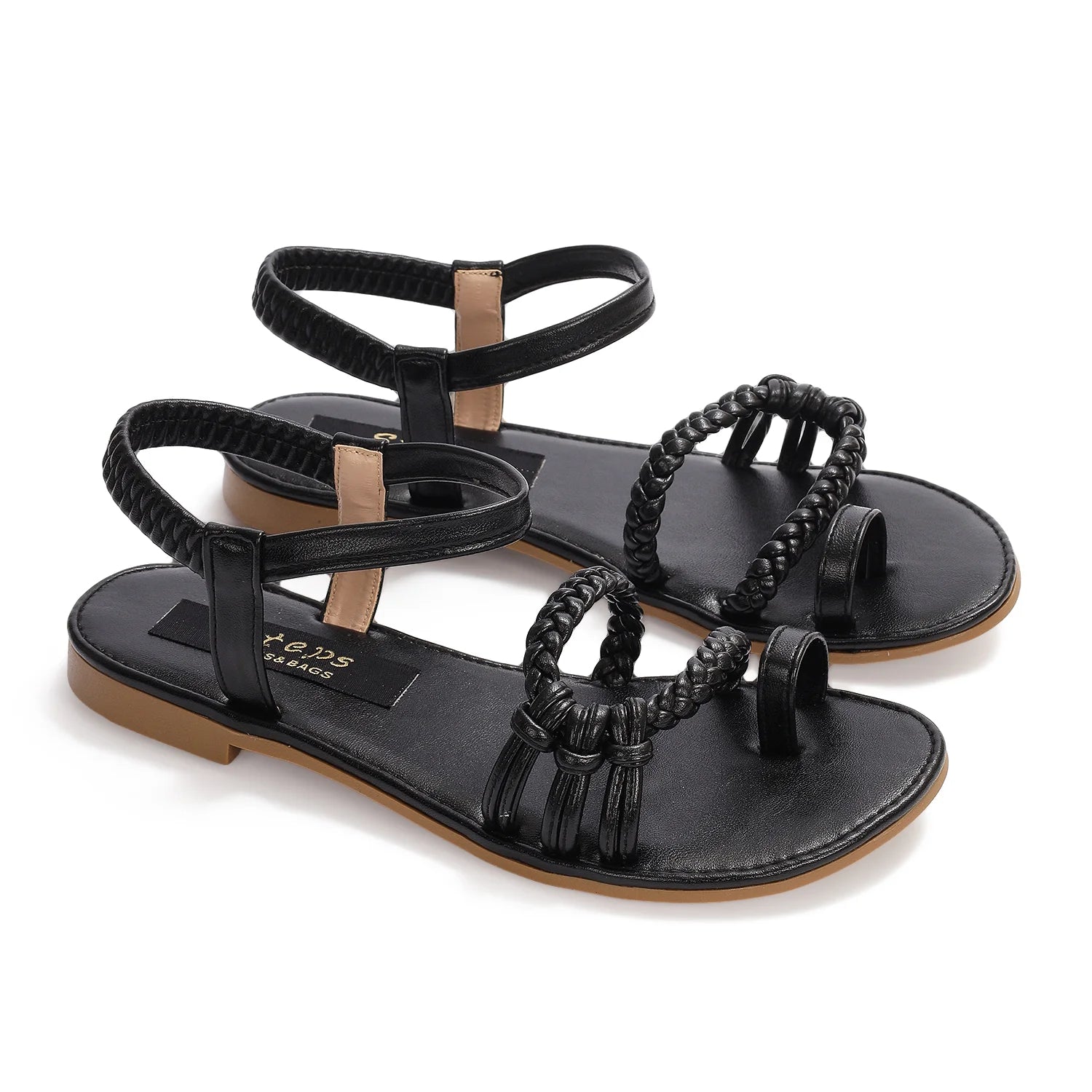 Flat Sandal TI253 Black